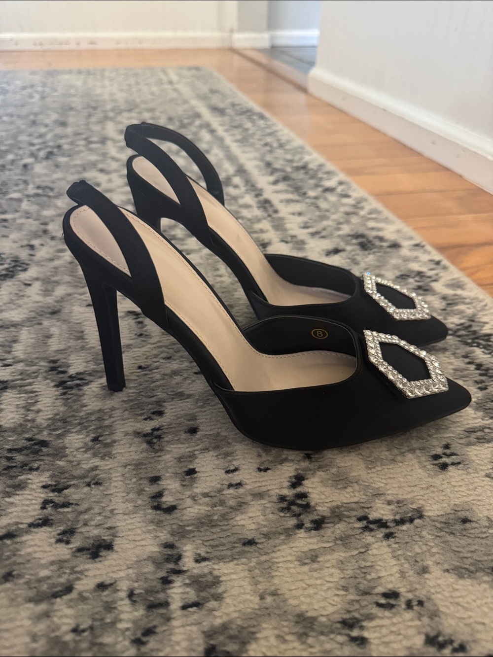 Juliet Holly Rhinestone Slingback Brand New!